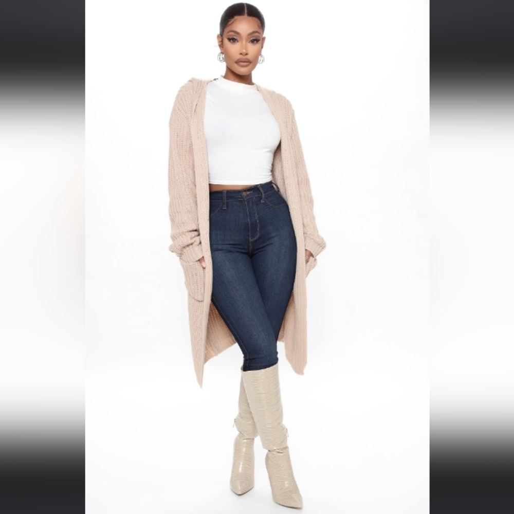 Casual And Comfy Fall Cardigan - Taupe